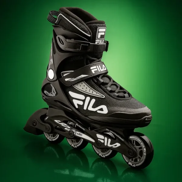 Inline Roller Skates Shoes - Red & White - Adjustable Sizes (38-42) - High-Performance & Durable
