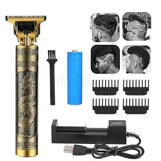 T9 Trimmer Metal Body High-Quality Professional Hair & Nose Trimmer Kit - Precision Grooming